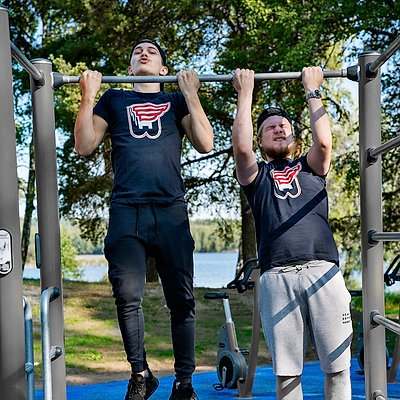Kompan Outdoor-Fitness-Station „Pro 3“ Ansicht 3