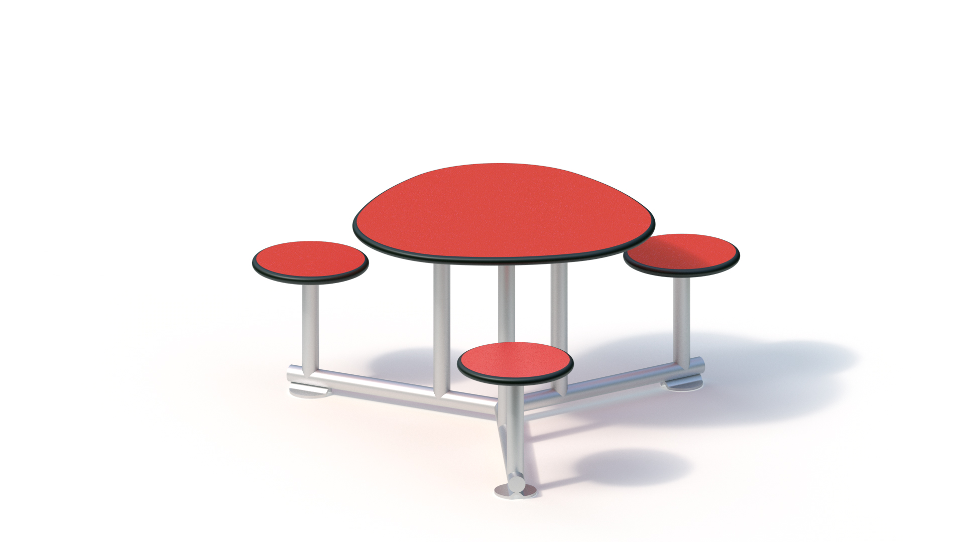 Spieltisch (rund) Ansicht 2