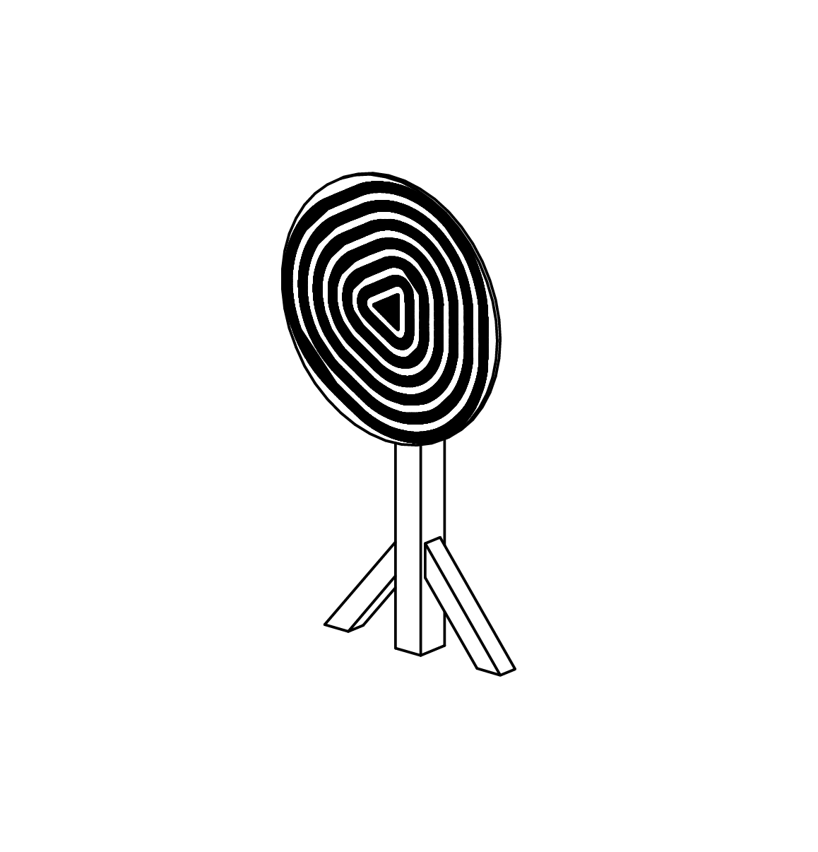 Rotierende Scheibe: Pulsation 2 Ansicht 2