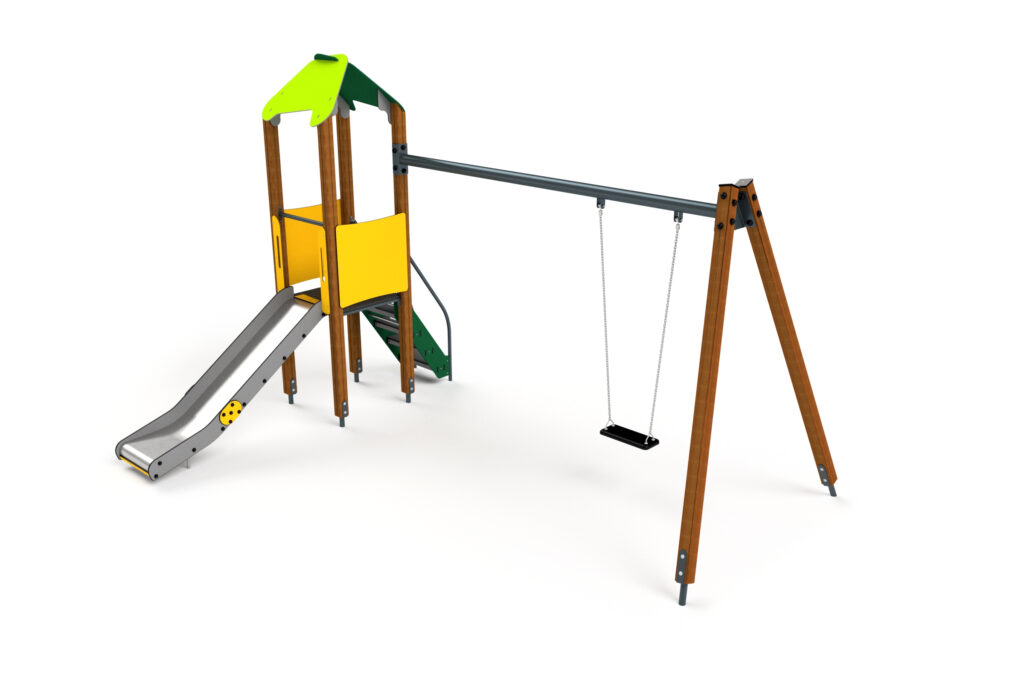 10012 Spielkombination Kellterturm mit Schaukel, Astrus