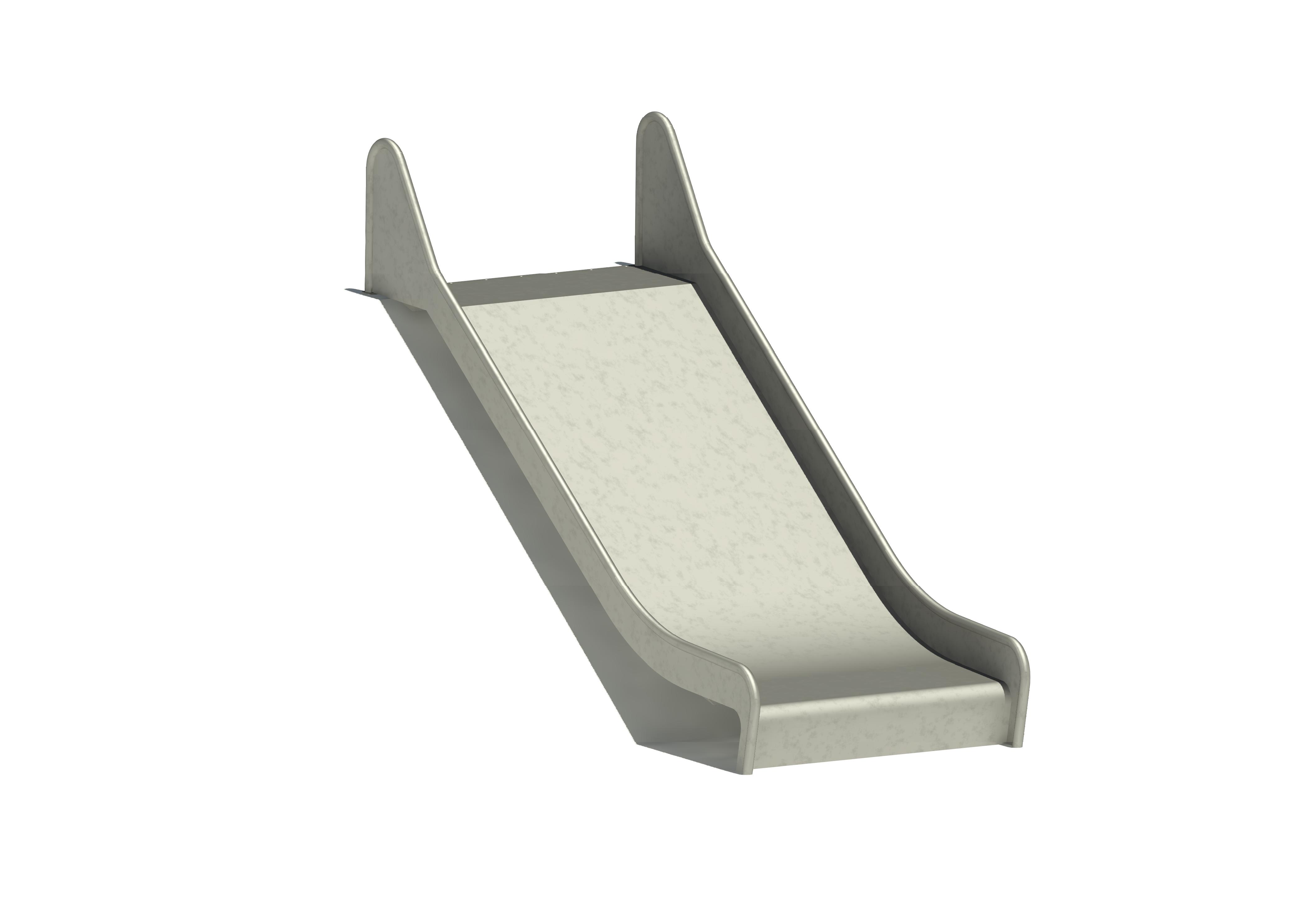 Hangrutschbahn Edelstahl, ABH 120 cm,Breite 100 cm, Maier Spielplatzgeräte
