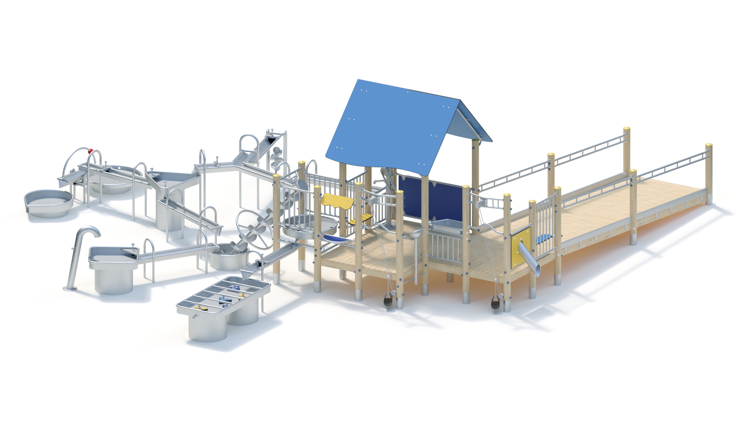 Wasserspielanlage Ansicht 2