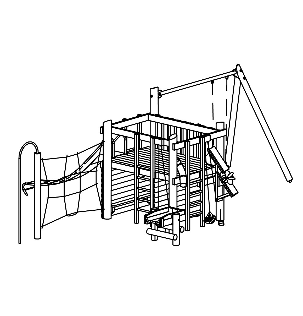 Bauwerkgerüst-Kombination 03, Richter Spielgeräte