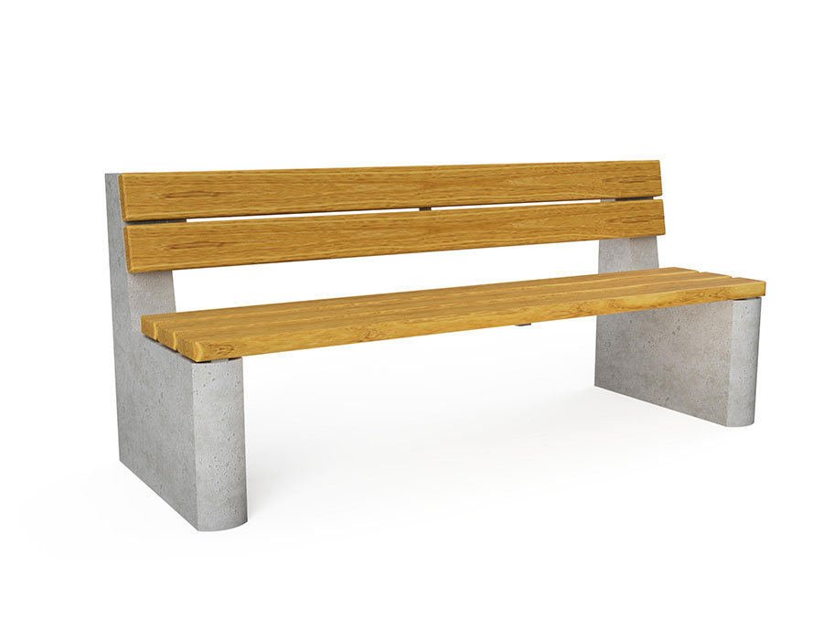 Parkbank Lärche Ansicht 2
