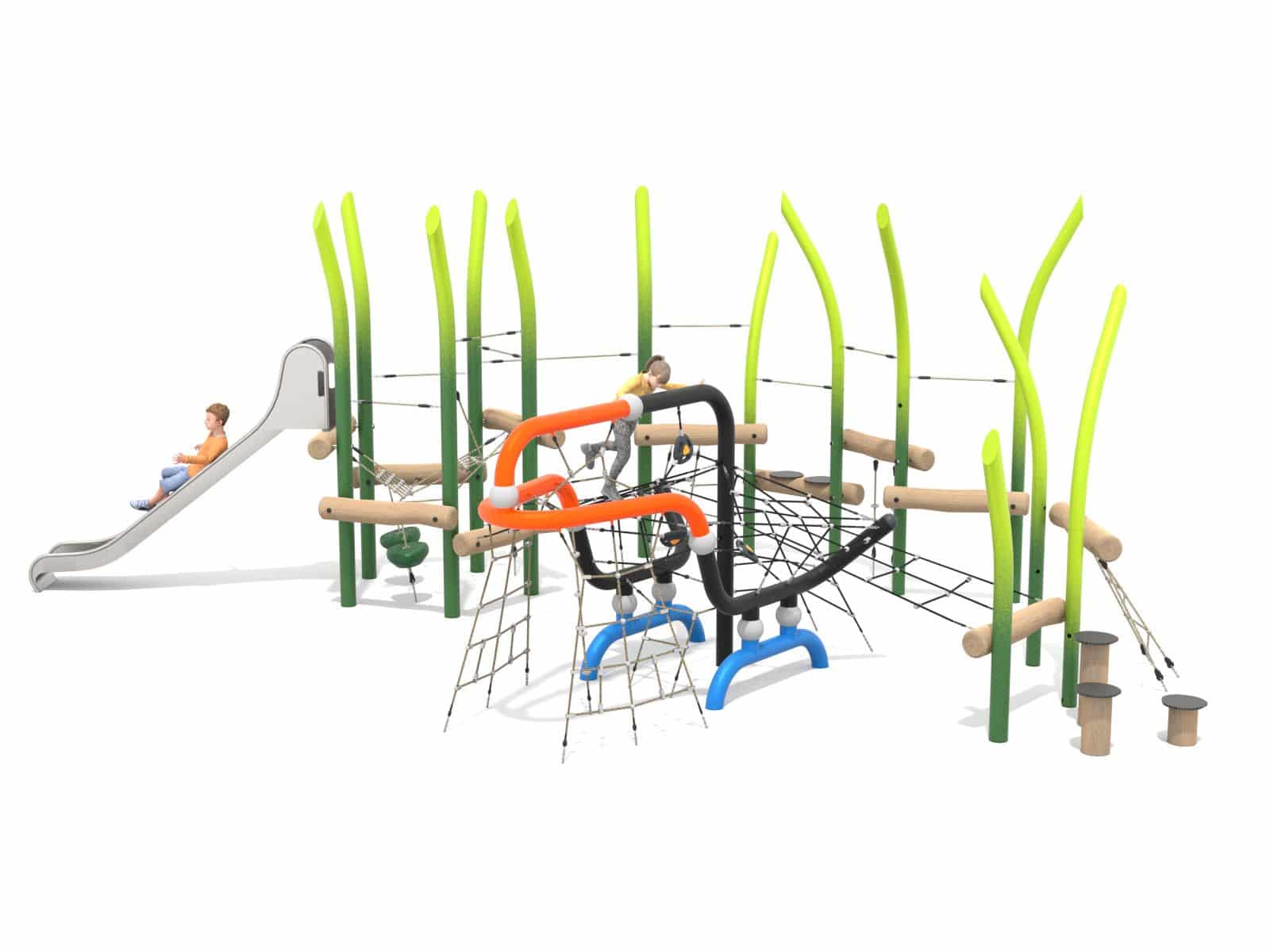 Tier- und Pflanzensatz für den Spielplatz
