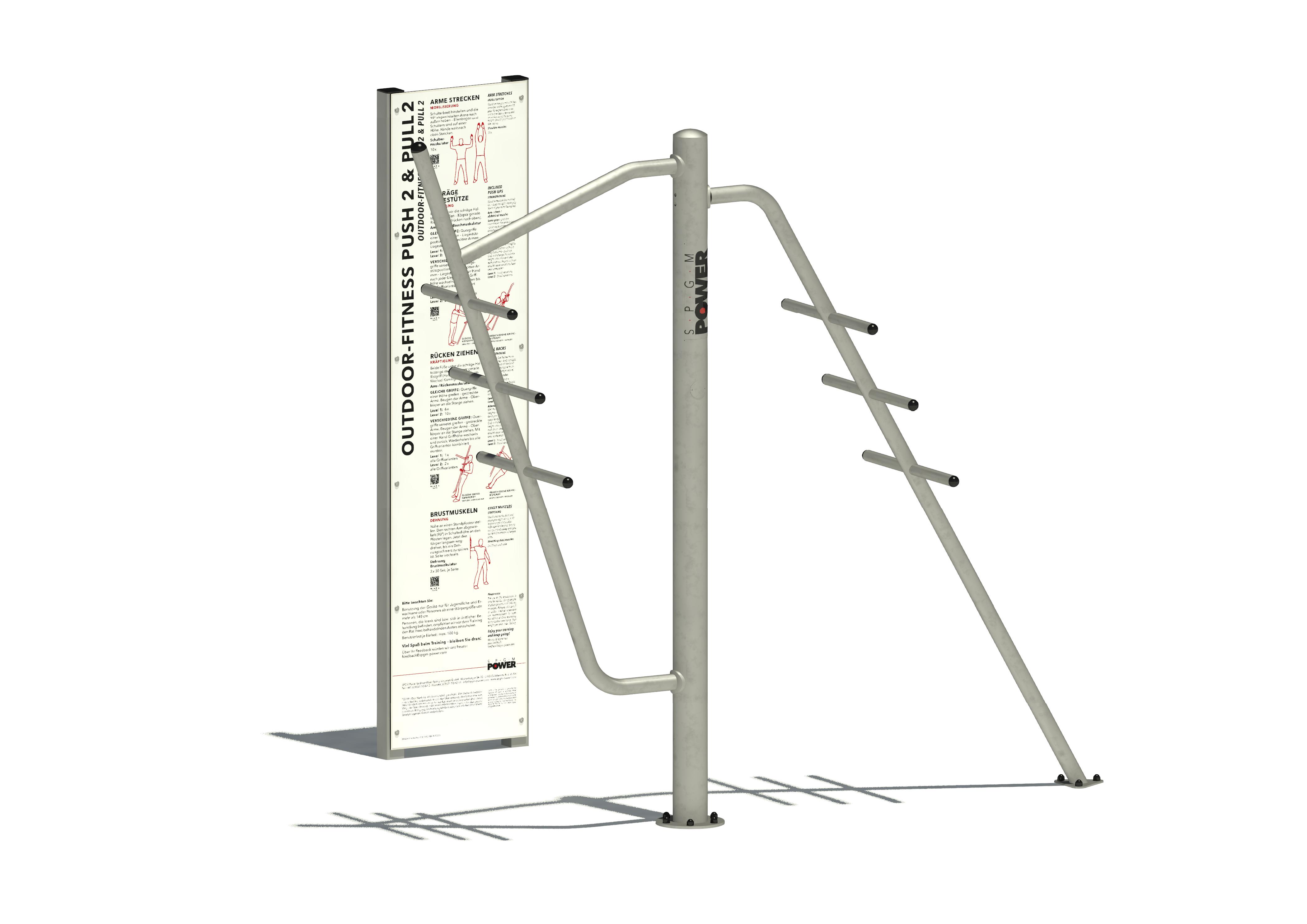 SPGM POWER® Fitness Push 2 & Pull 2, Maier Spielplatzgeräte