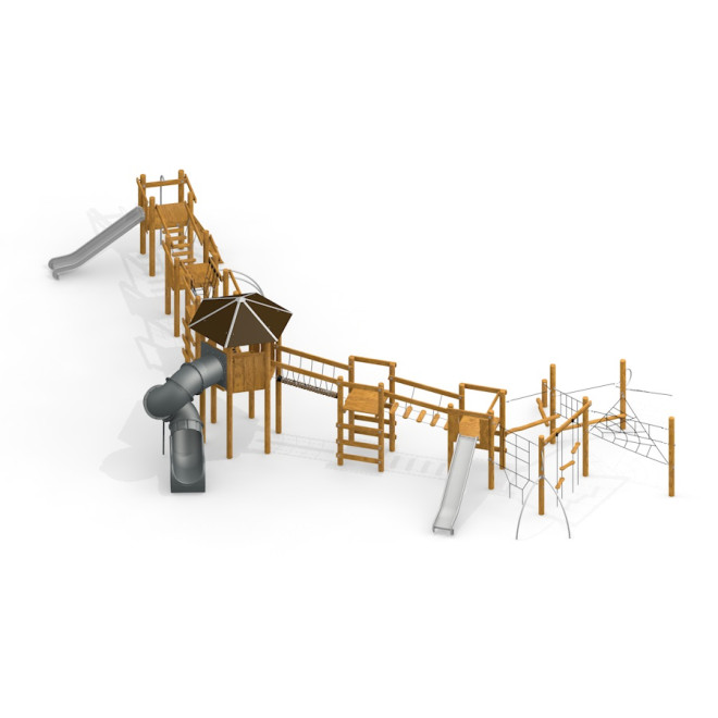 Khumbu Spielanlage mit Spielturm und Rutschen, Larslaj