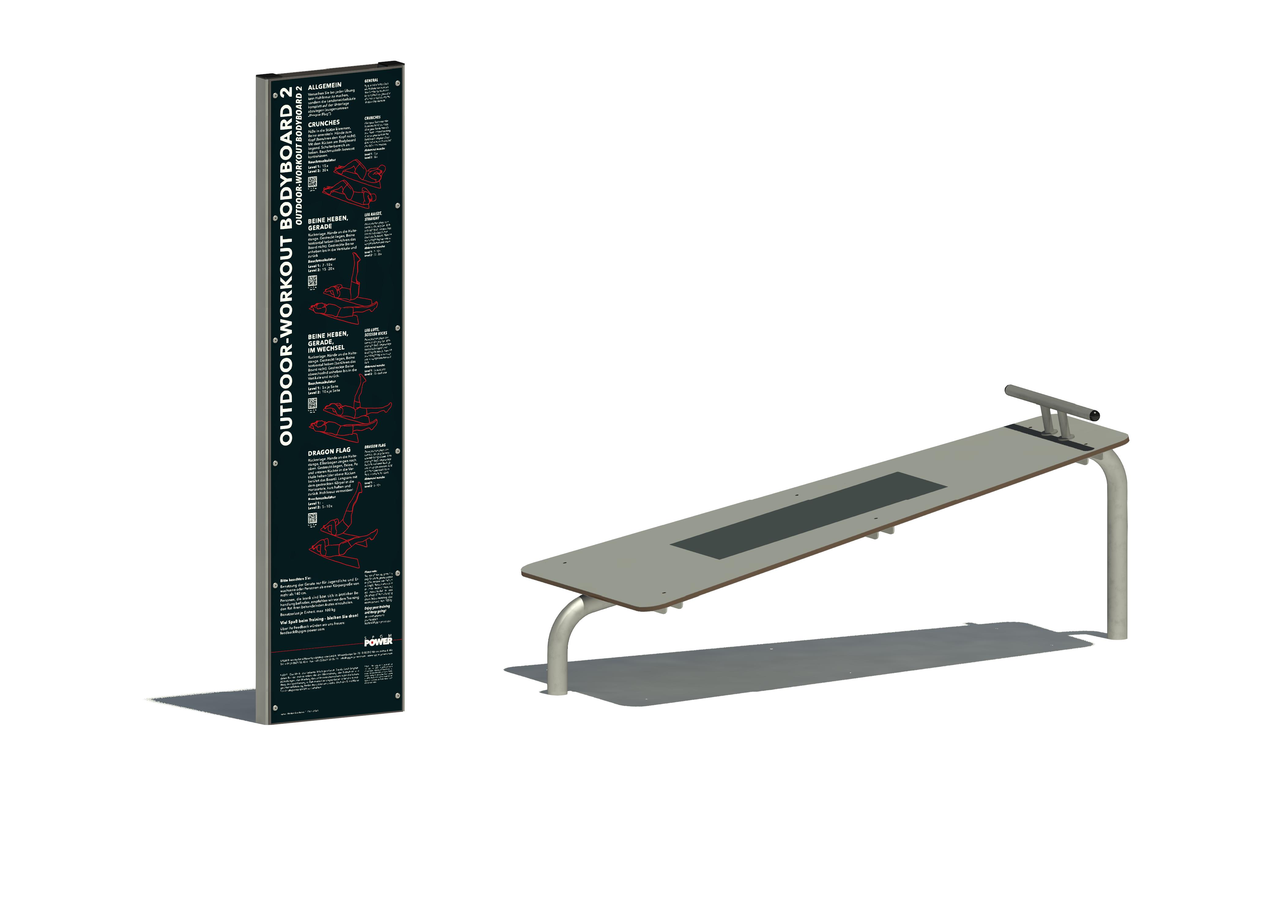 SPGM POWER® Workout Body Board 2