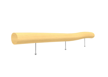 Naturholz Randabschluss 16-18 cm, per lfm