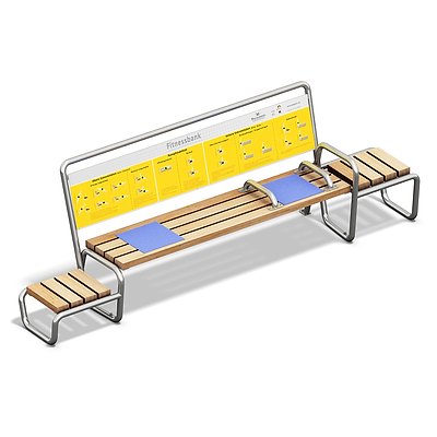 Playparc Fitnessbank „2.0“ Ansicht 2