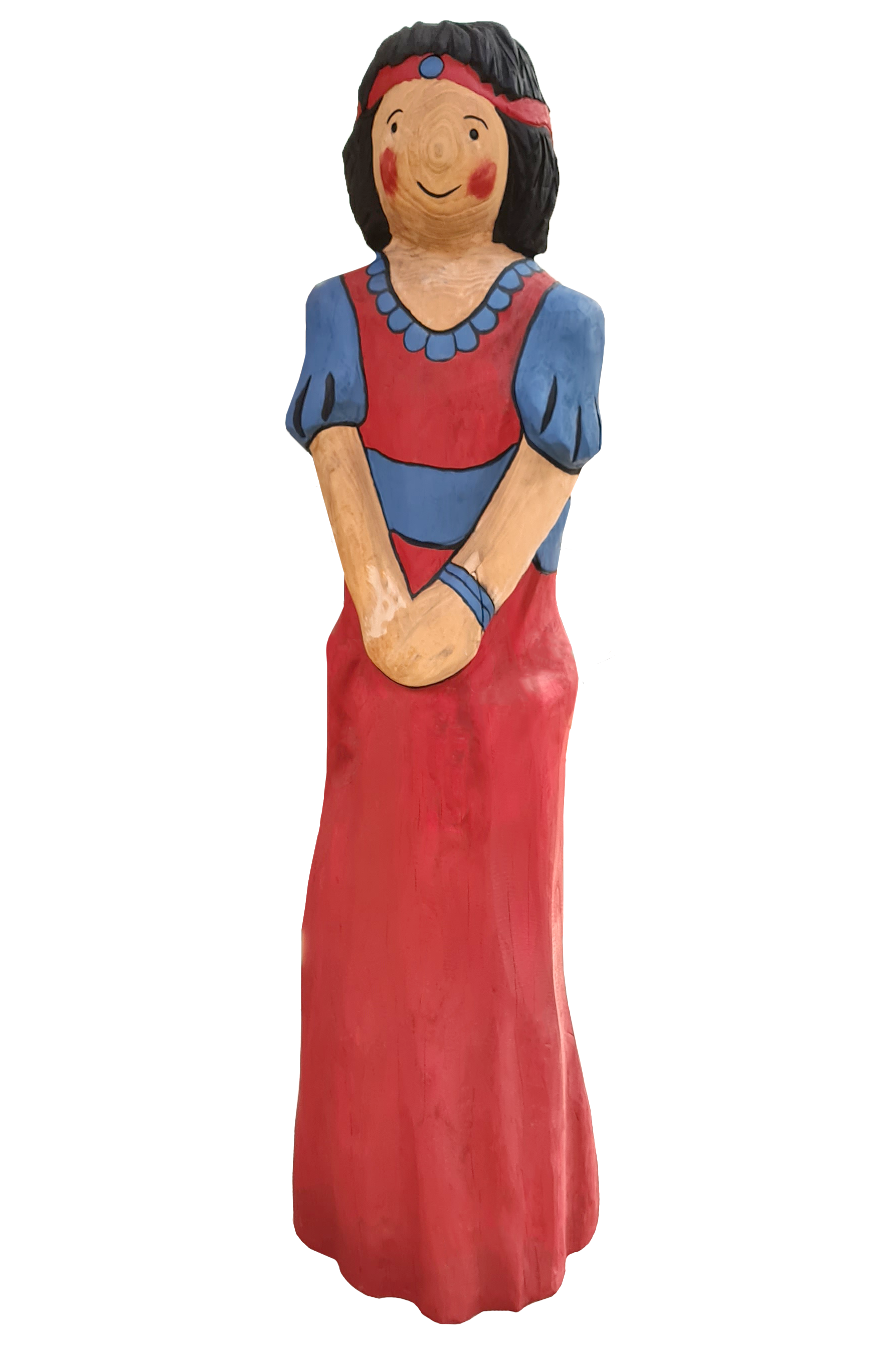 Schnitzfigur Schneewittchen -