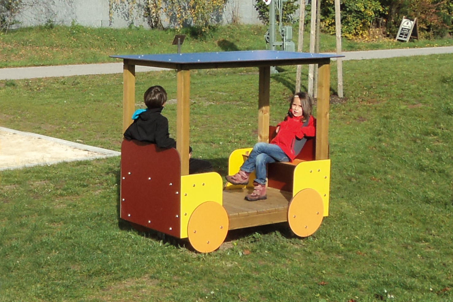 Waggon mit Dach - Eisenbahn Kunterbunt 2030 Ansicht 3