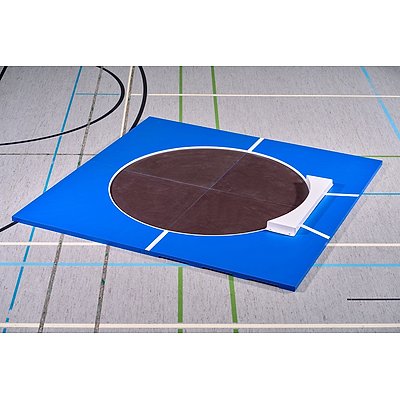 Sport-Thieme Kugelstossring mit Abstossbalken „Indoor“ Ansicht 3