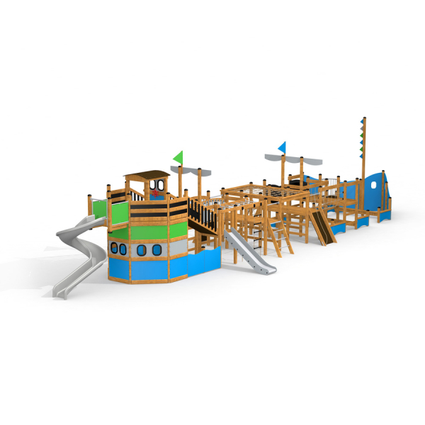 König Spielschiff mit Spiralrutsche, Larslaj