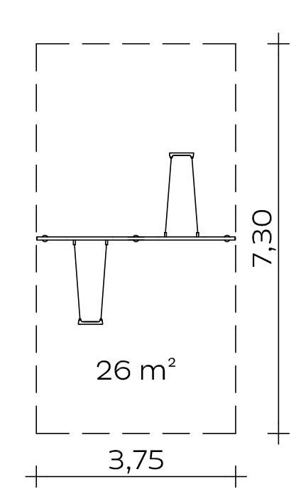 Pfahlschaukel (2,00) Ansicht 3