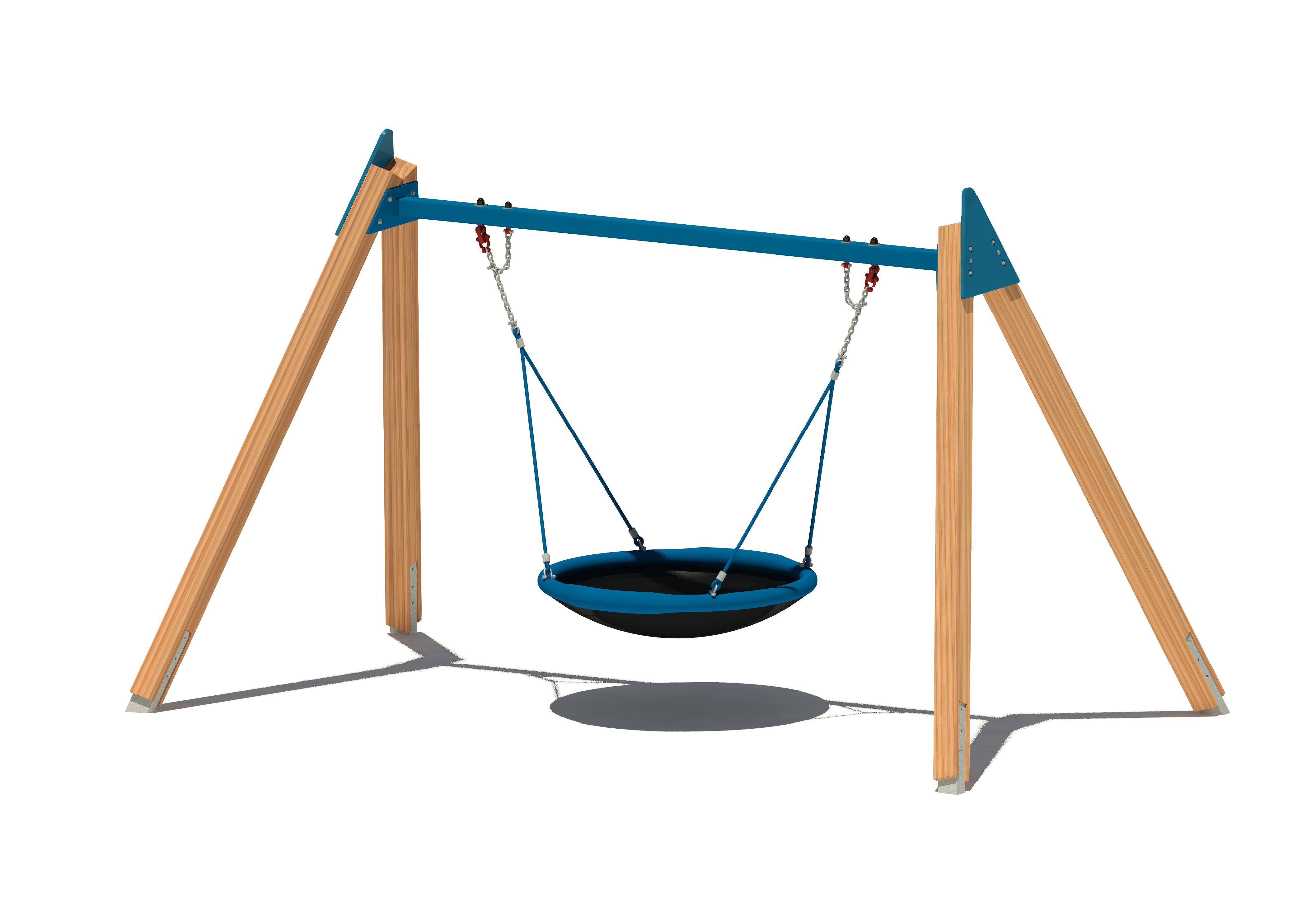 Vierkantholznestschaukel 5870 Ansicht 2
