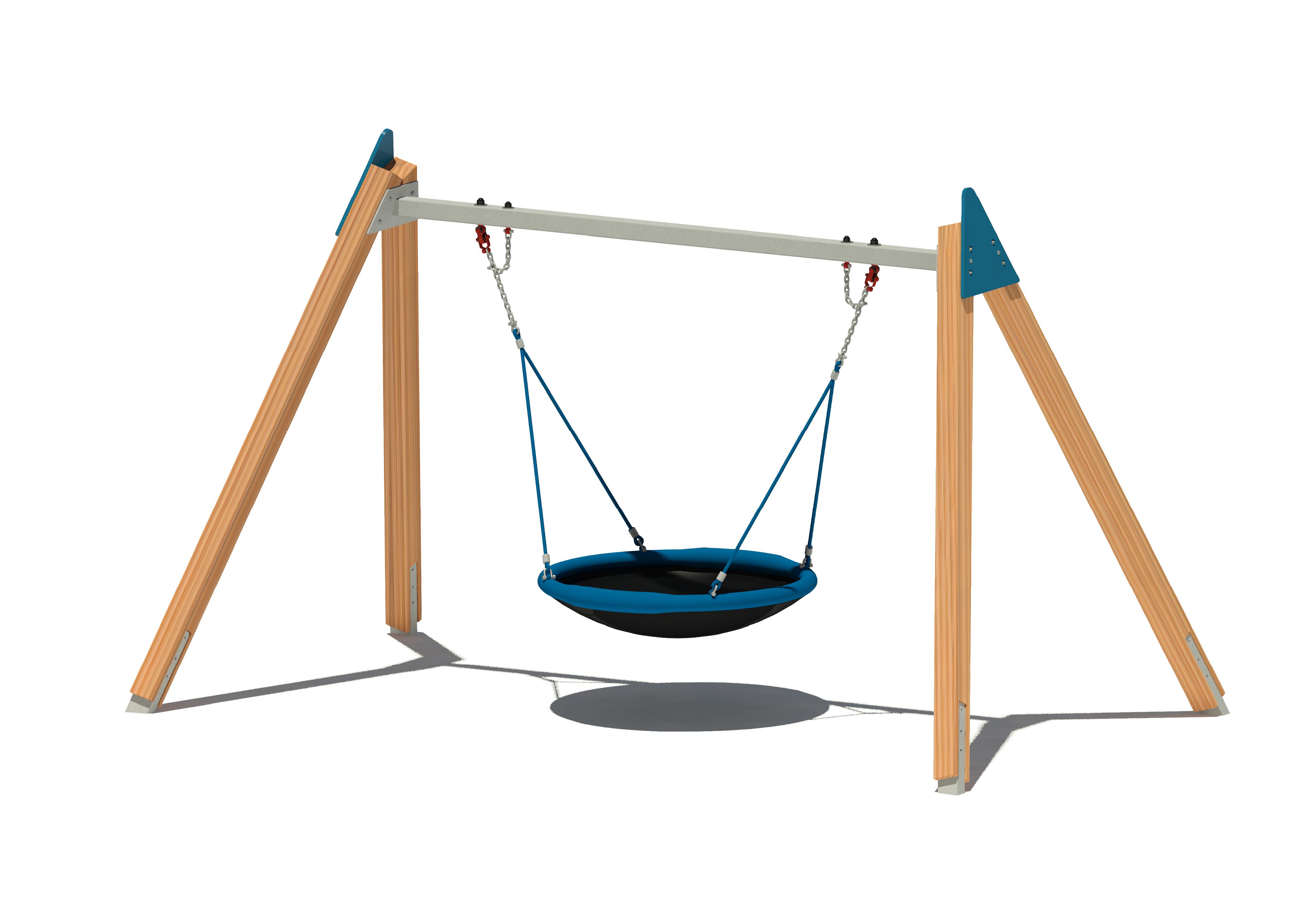 Vierkantholznestschaukel 5870 Ansicht 3