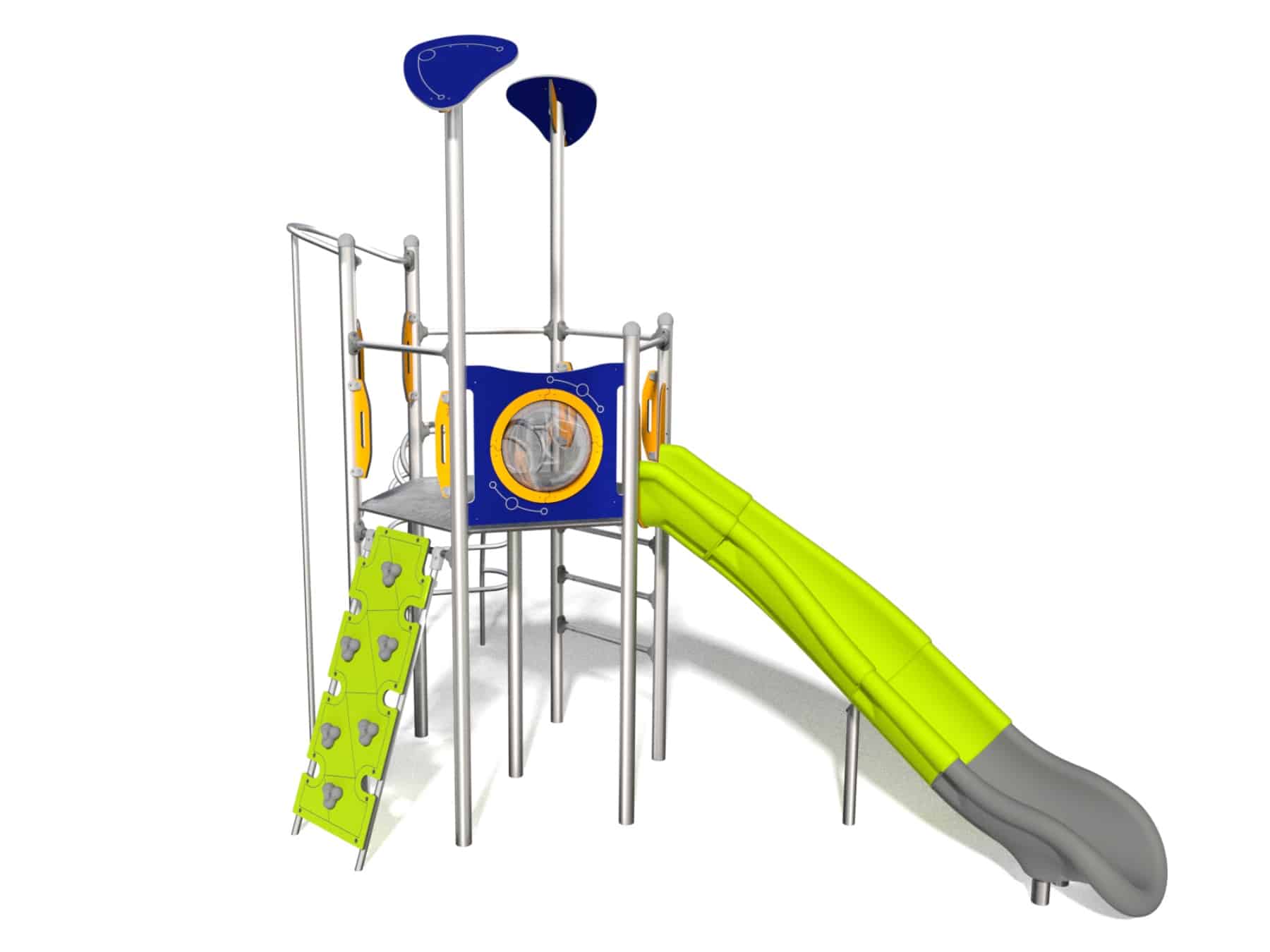 Rutschleiter Feuerwehrrohr für Spielplatz