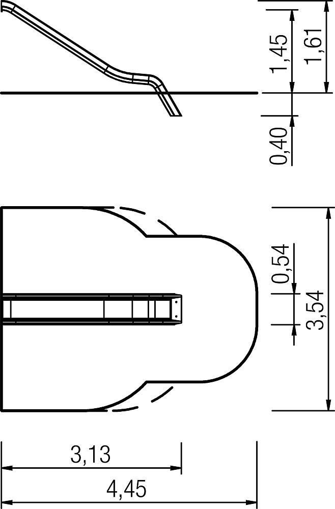 Anbaurutsche PH 145 cm Ansicht 4