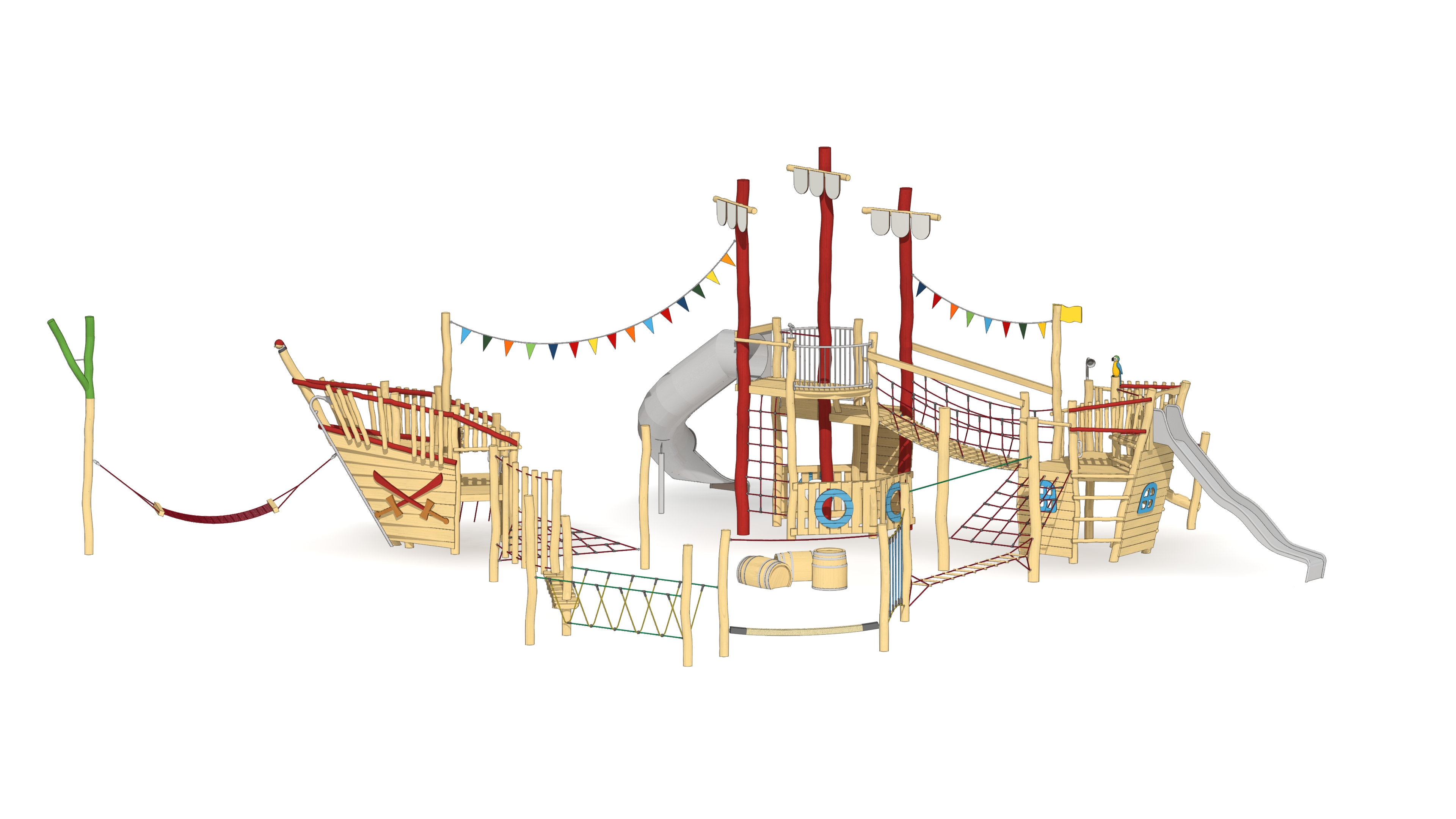 Spielschiff-Parcours Schwabach-Piraten Ansicht 2