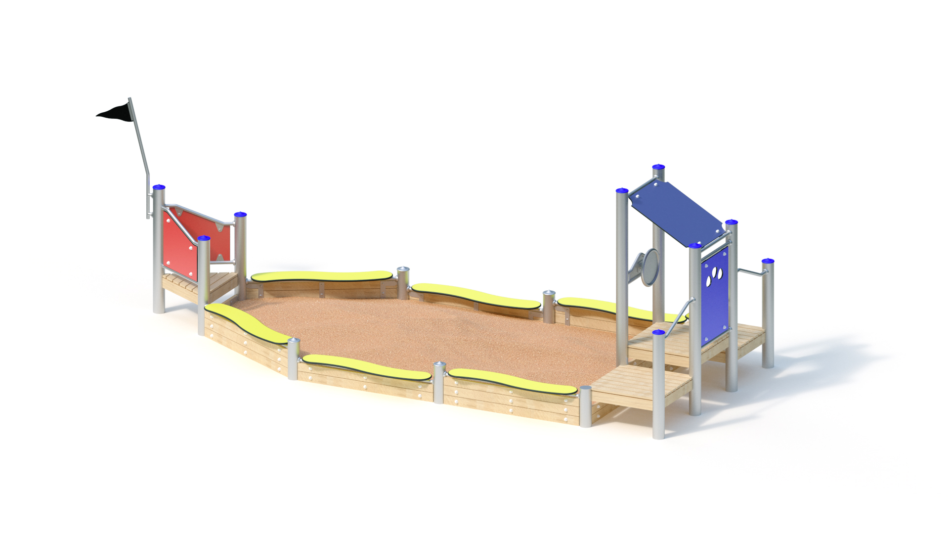 Sandspielplatz Ansicht 2