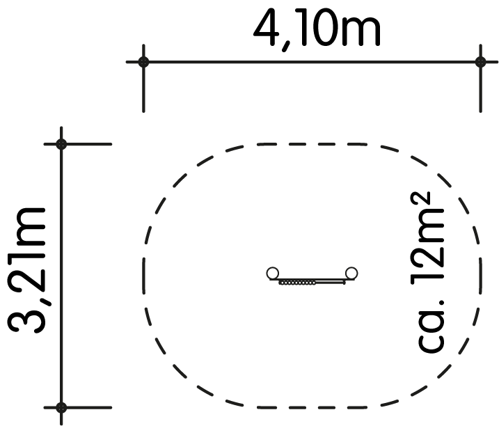 Abakus 30 auf HPL mit 2 Pfosten Ansicht 4