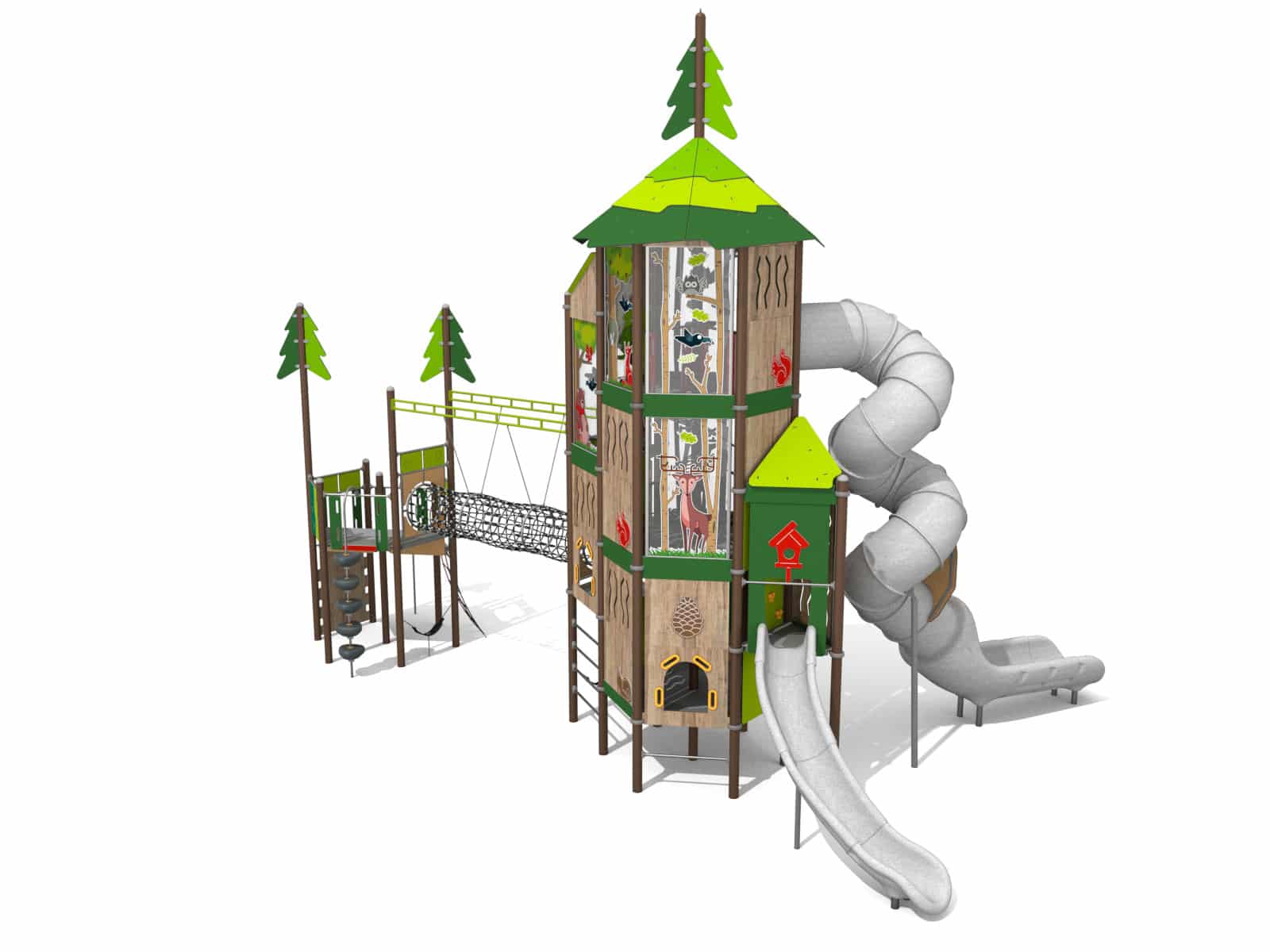 Waldspielplatzanlage Ansicht 3