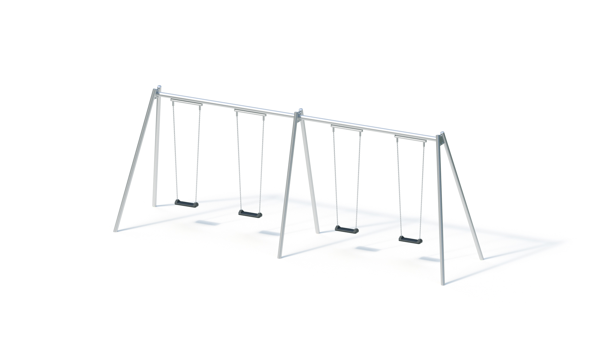 Standardschaukel-Kombination (2,50) Edelstahl