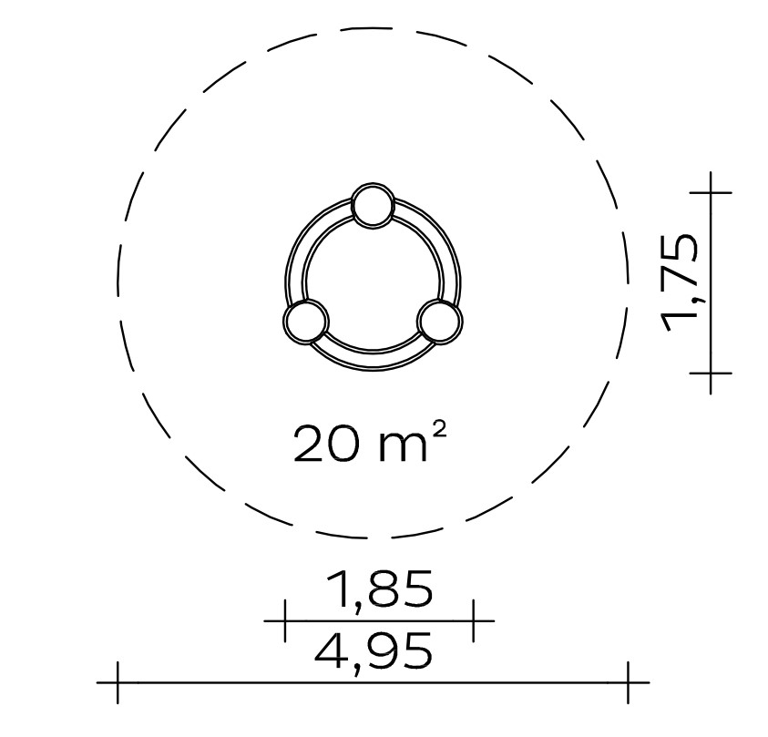 Hüpfring Ansicht 3
