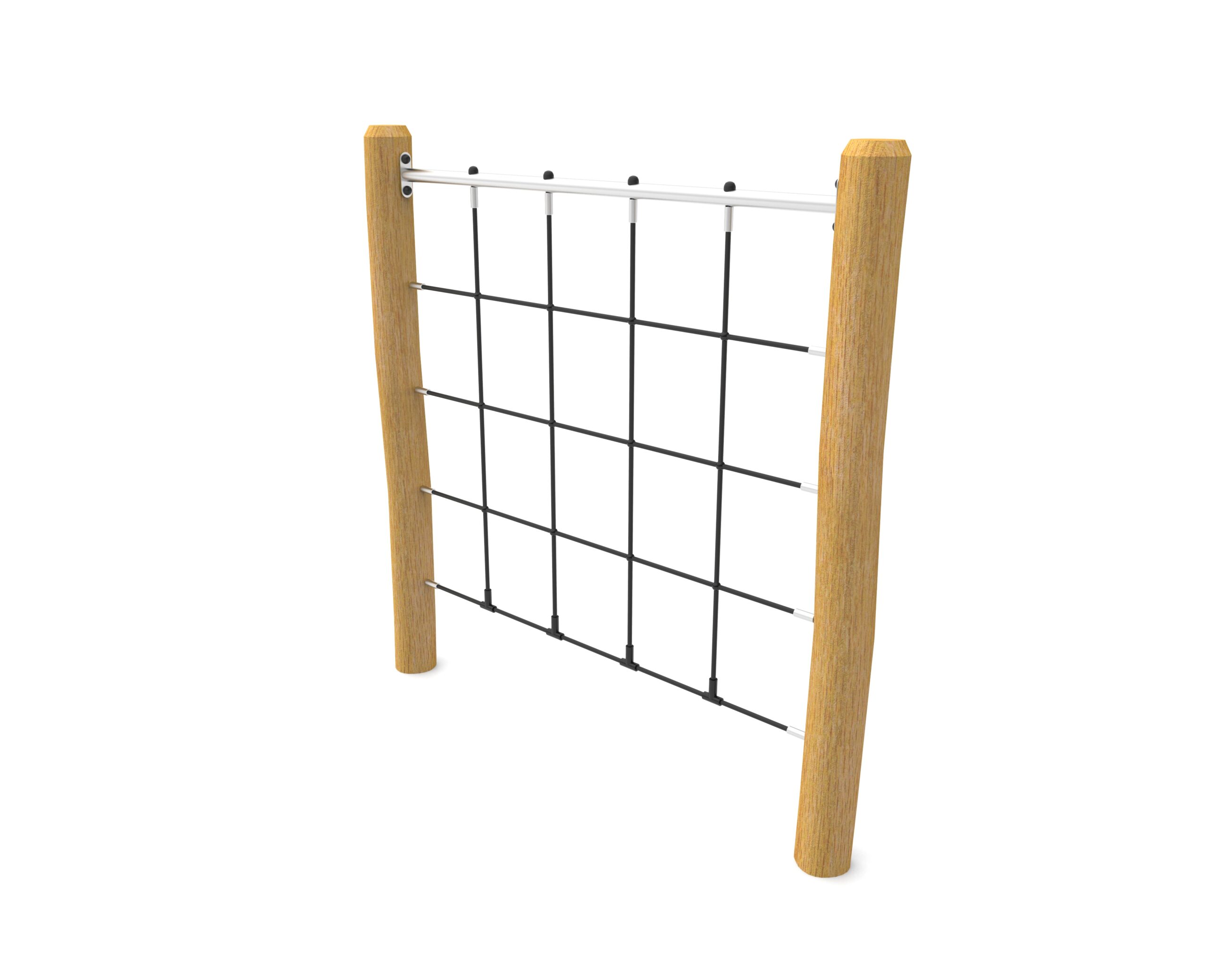 Seilwand Fachwerk Robinie