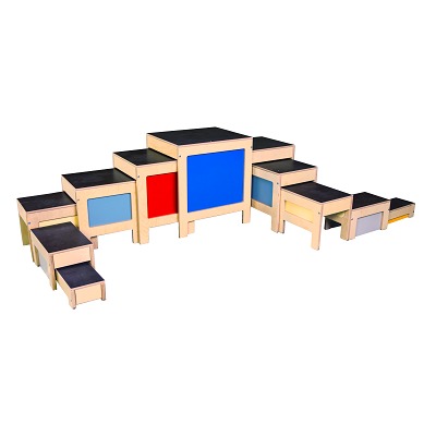 Sport-Thieme Hockertreppen-Set „Move“, Sport-Thieme