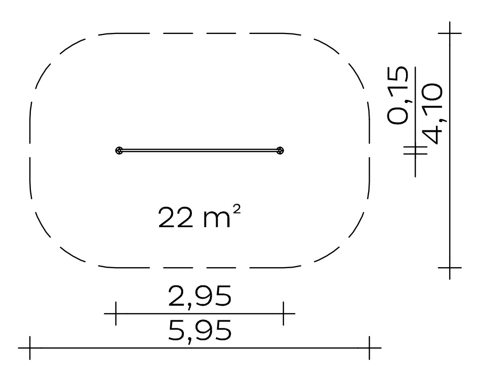 Sprossenwand- und Klimmzugtrainer (0,80 m) Ansicht 3