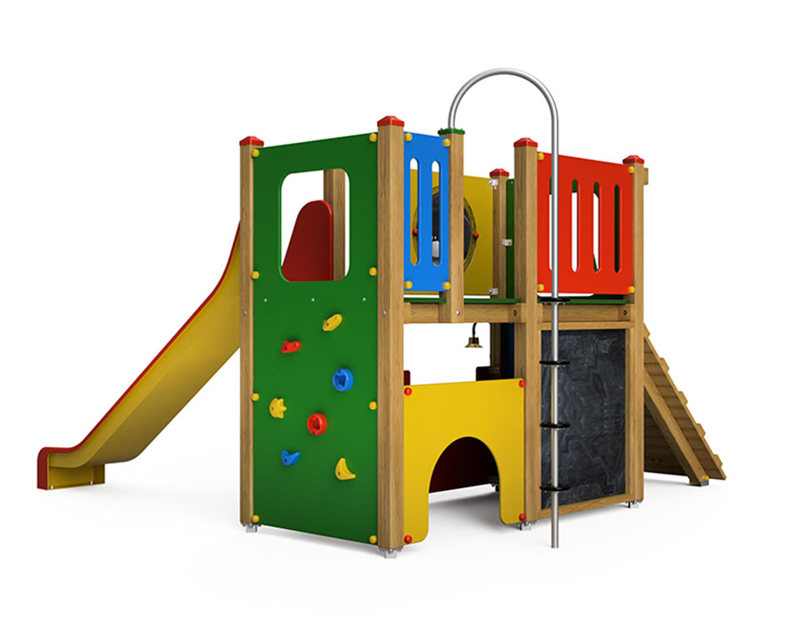 Spielturm Papagei Ansicht 3