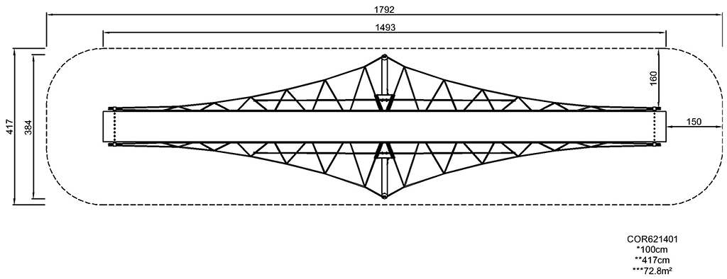 Kleine Hängebrücke, 14 m COR62140 Ansicht 3