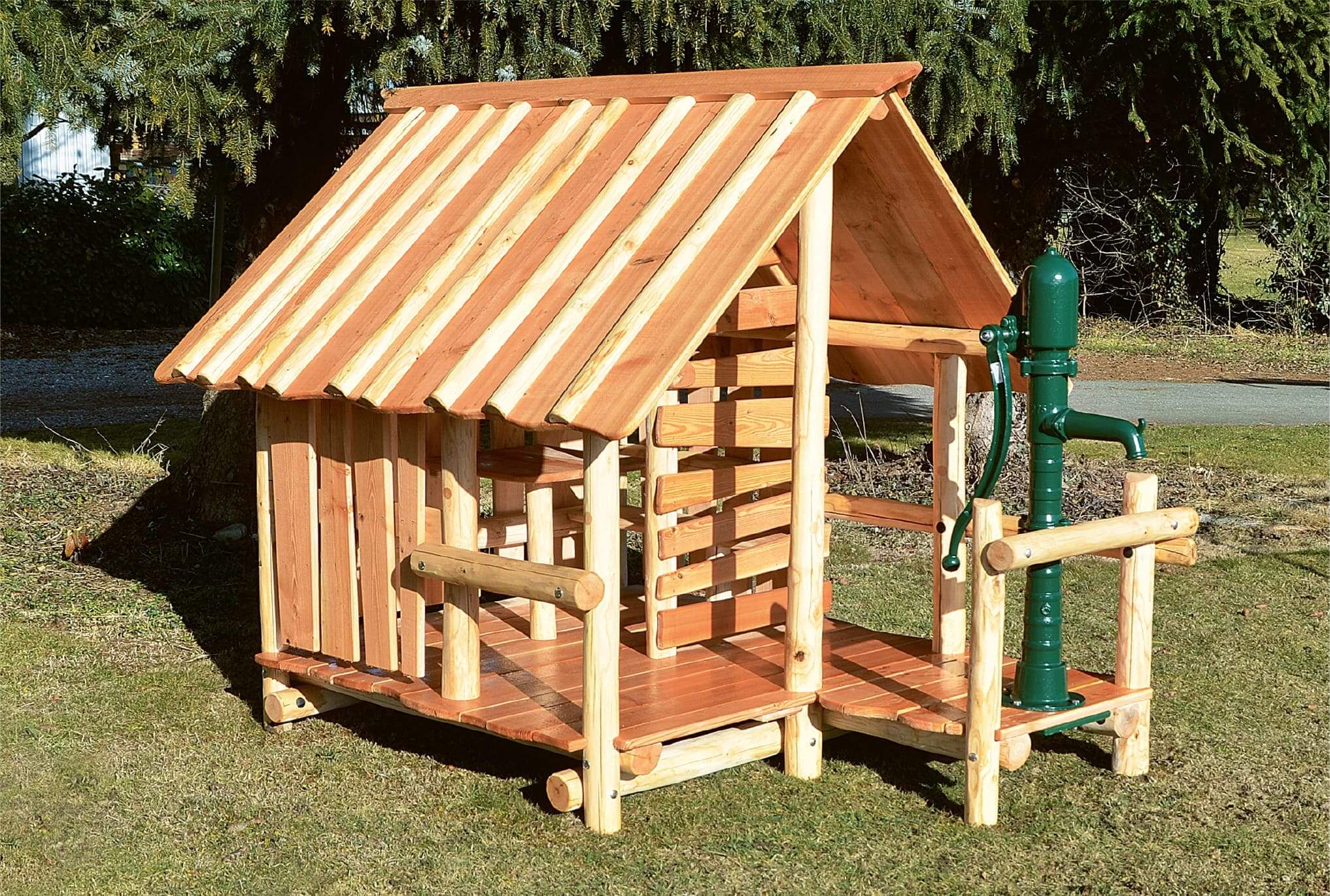 Spielhaus Waldhütte mit Deluxe-Pumpe, Fuchs Thun