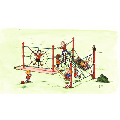 Huck Seilspielgeräte Pfosten für Vario-Kletterpark Ansicht 2