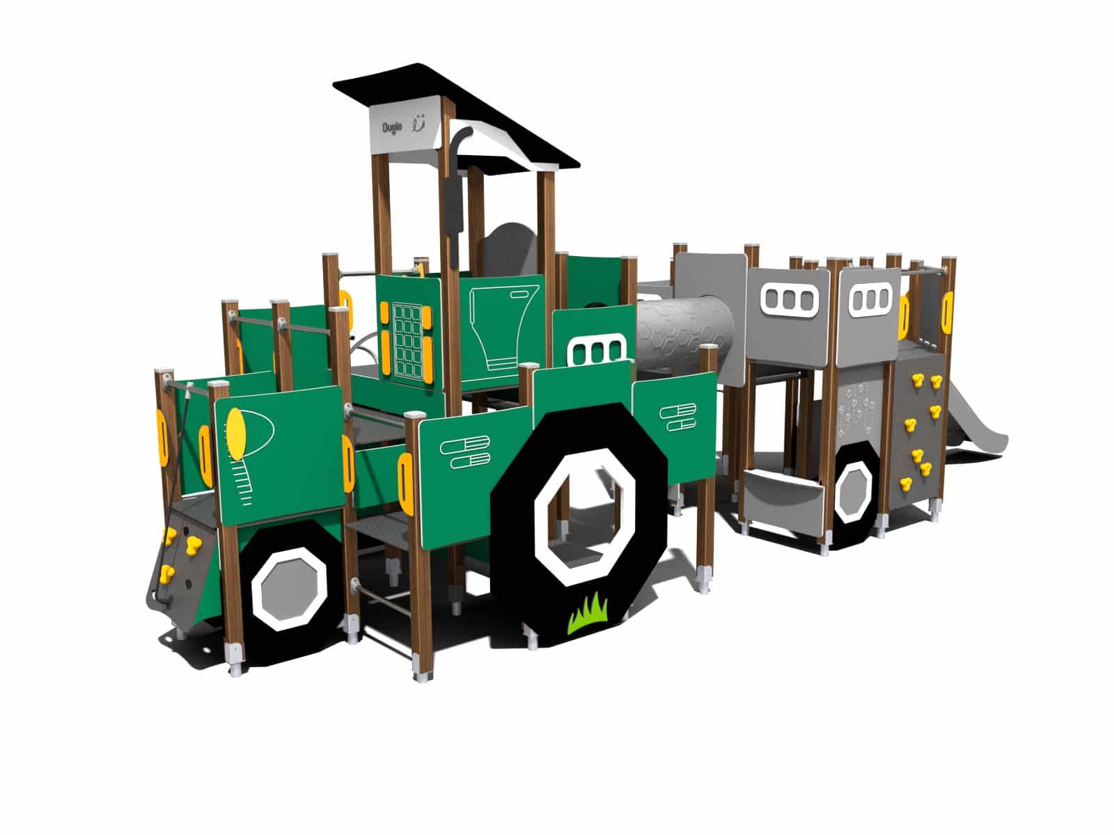 Spielplatz-Traktor Ansicht 3