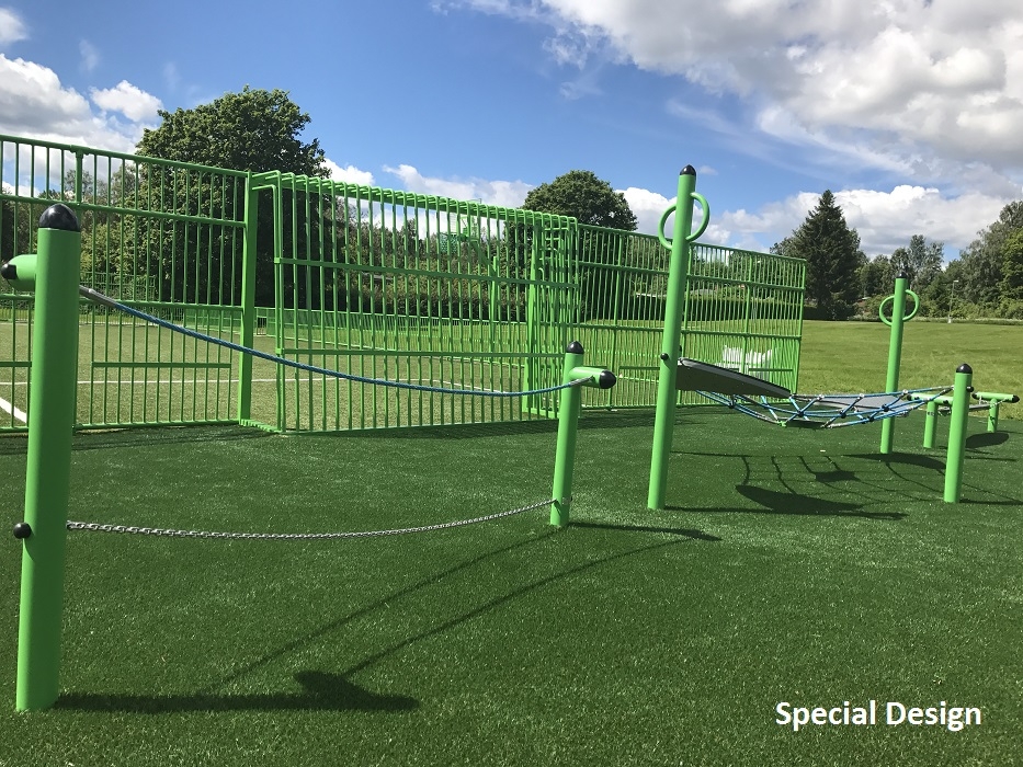 Balancier Spielplatz Netz Ansicht 4