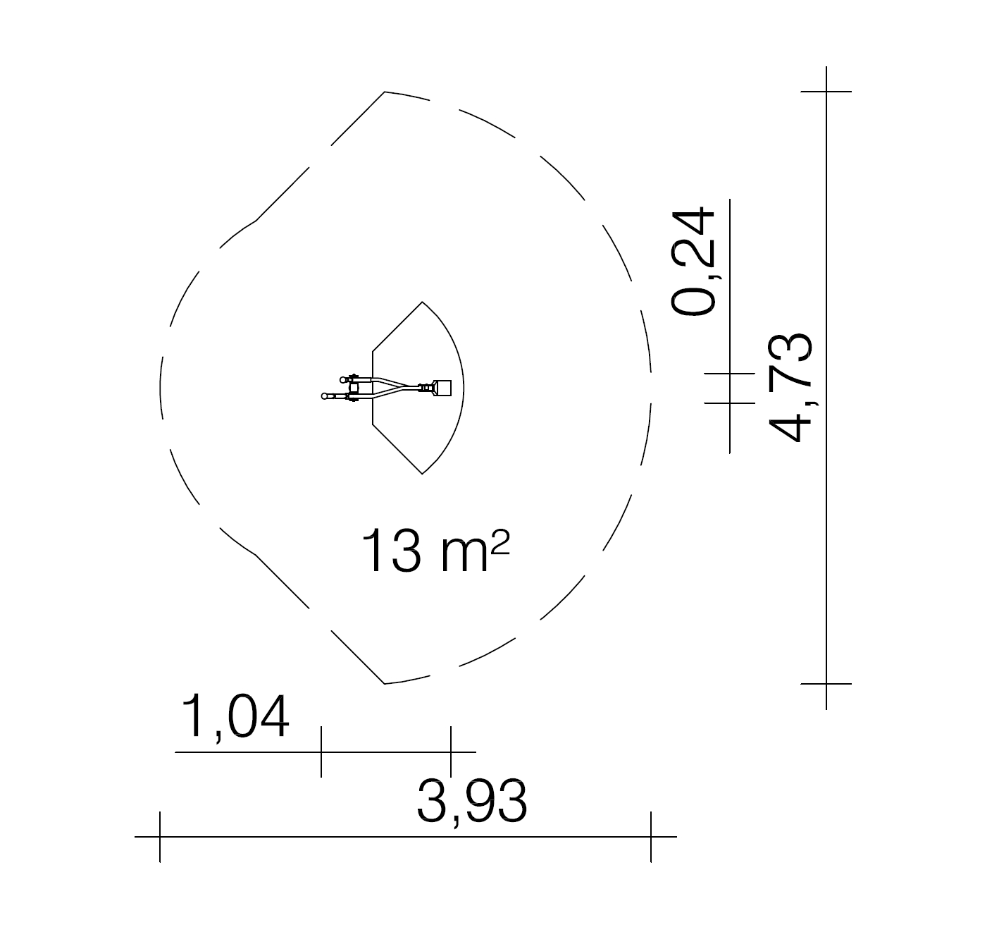 Inklusions-Sandbagger UL=0,40 m Ansicht 3