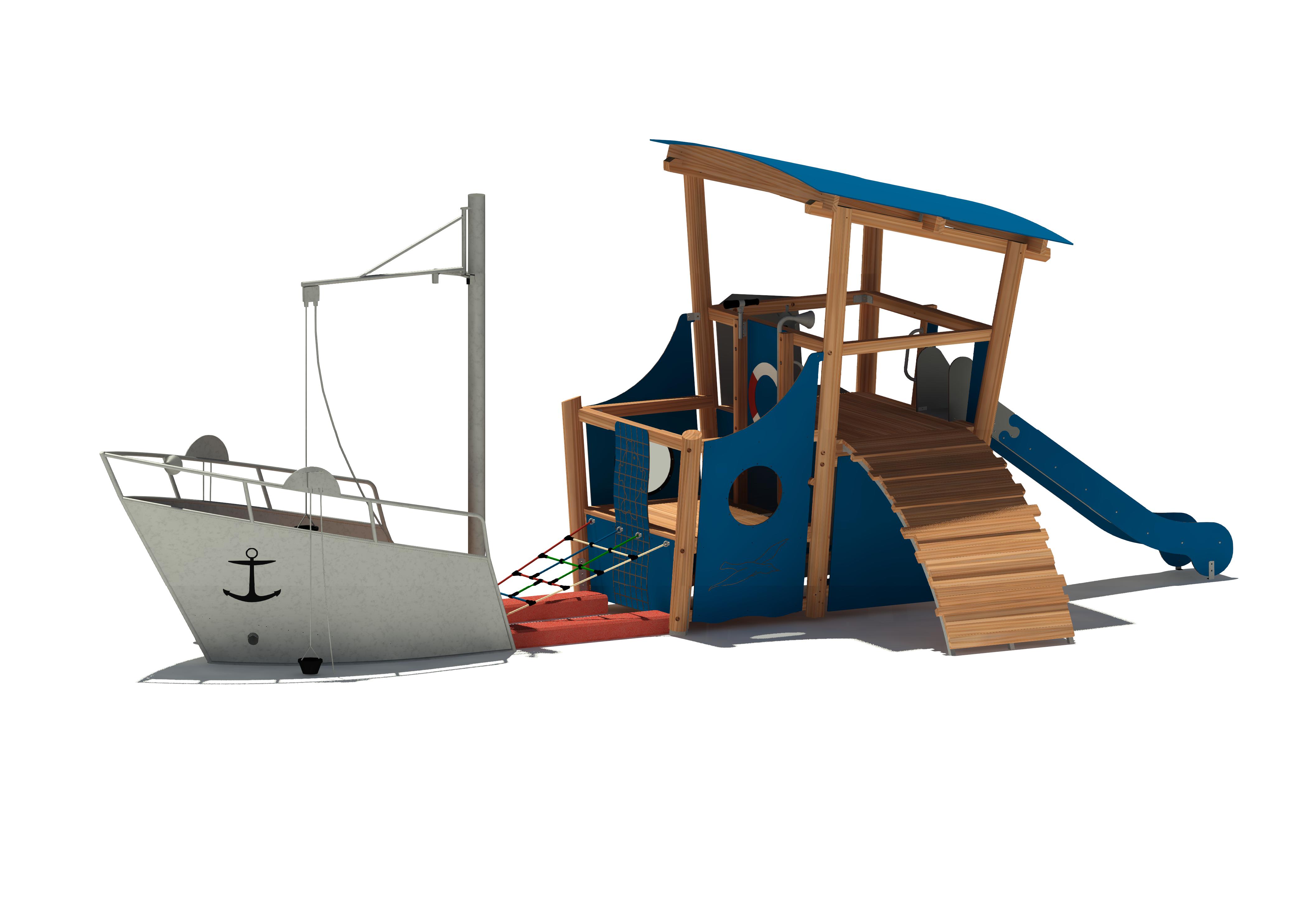 Spielschiff Seemöwe 1745, Maier Spielplatzgeräte