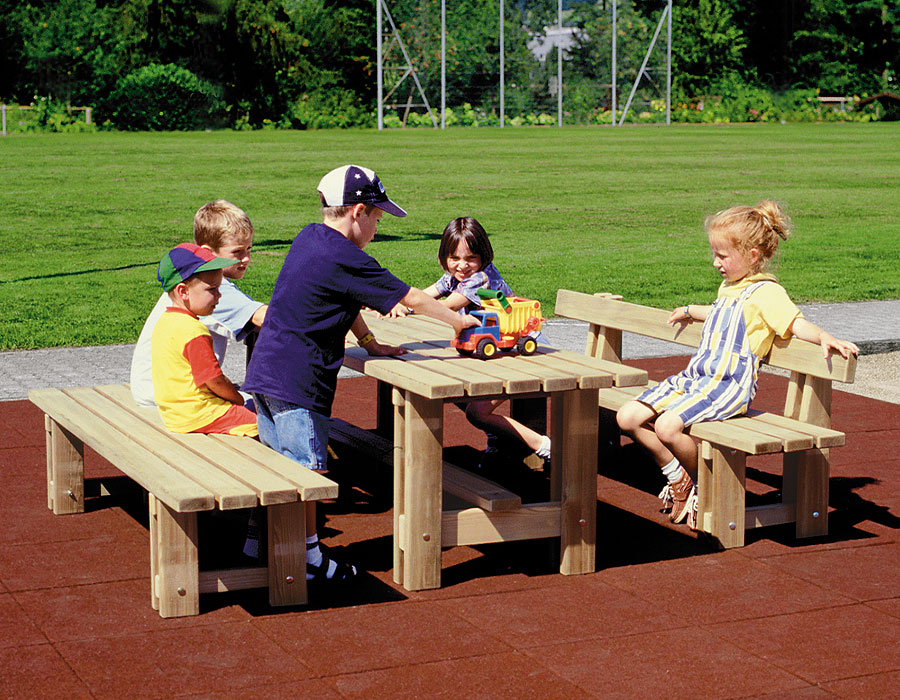 Kinder Parkbank Kiefer Ansicht 3