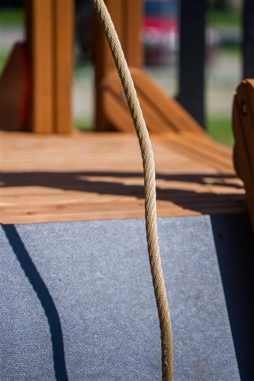 Spielturm mit Rutsche und Kletternetz Ansicht 5