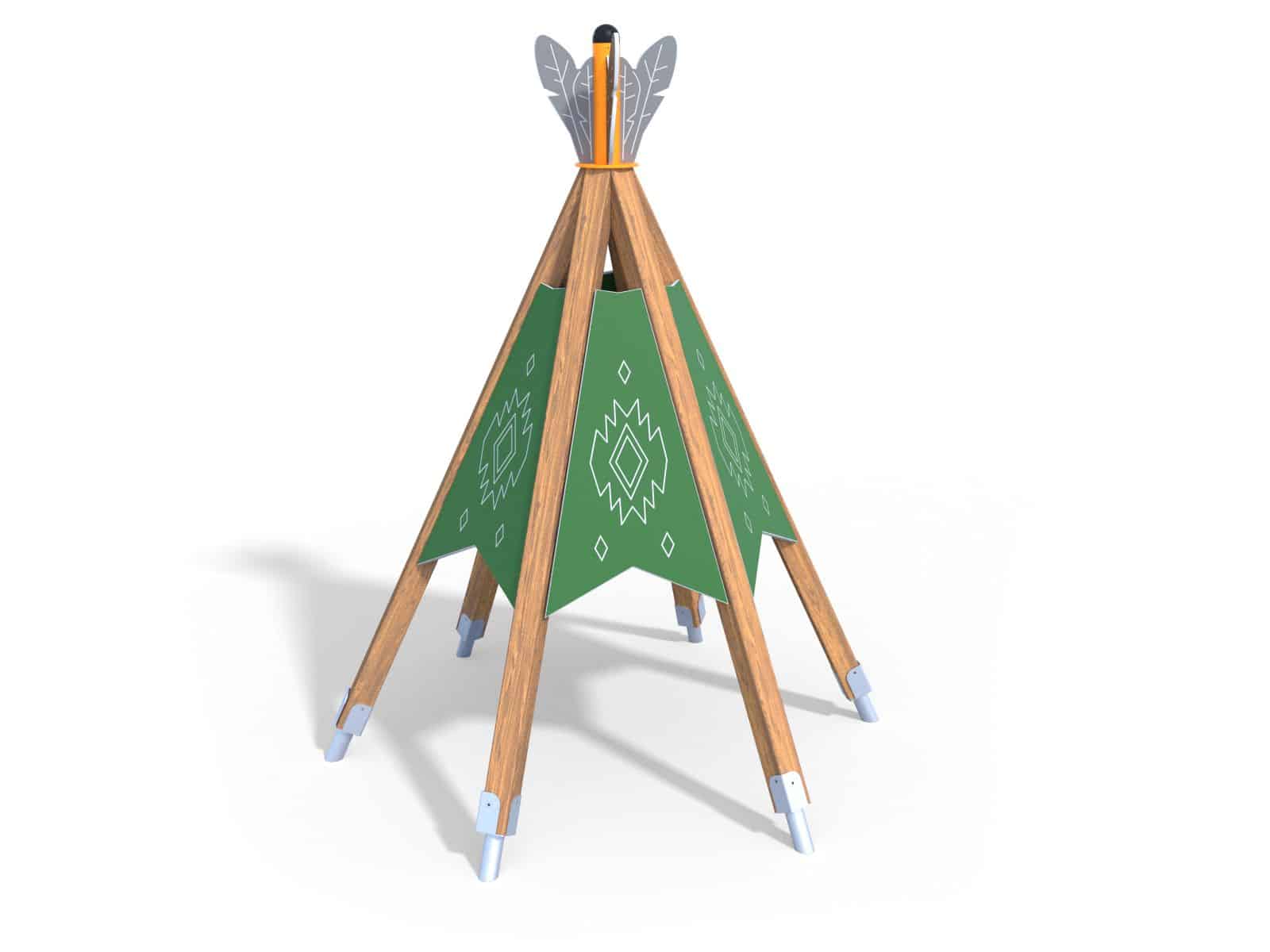 Tipi Indianerspielhaus Ansicht 2