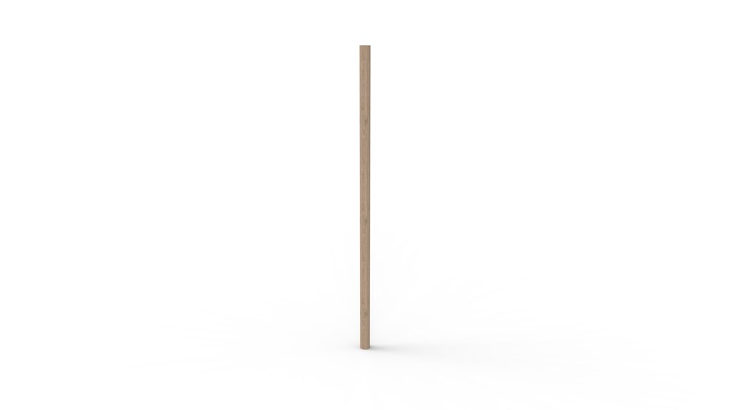 Pfosten für Sonnensegel, Robinie, 3 m Ø8-12 cm Ansicht 2
