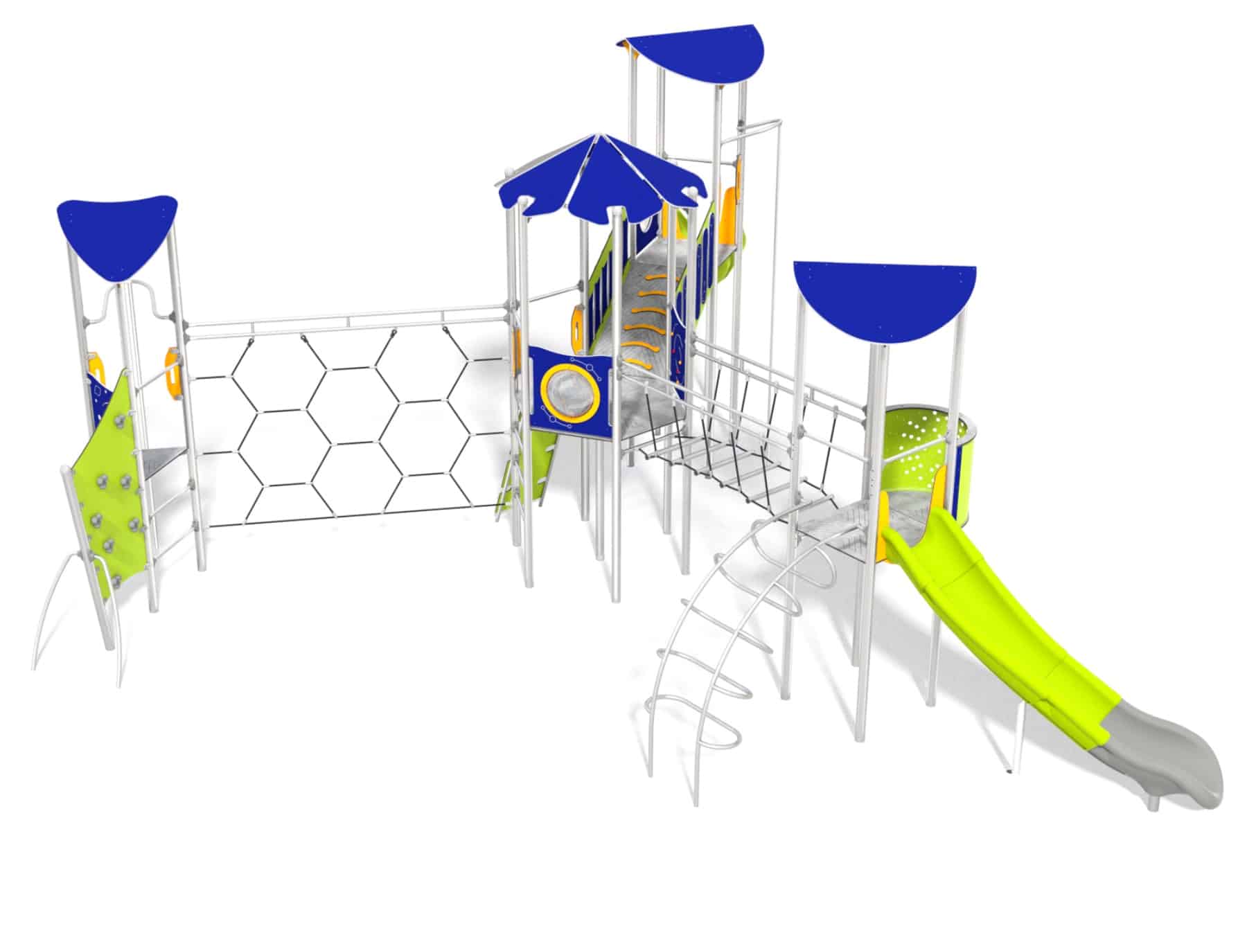 Großes Mehrtürmer-Set für Spielplatz Ansicht 3