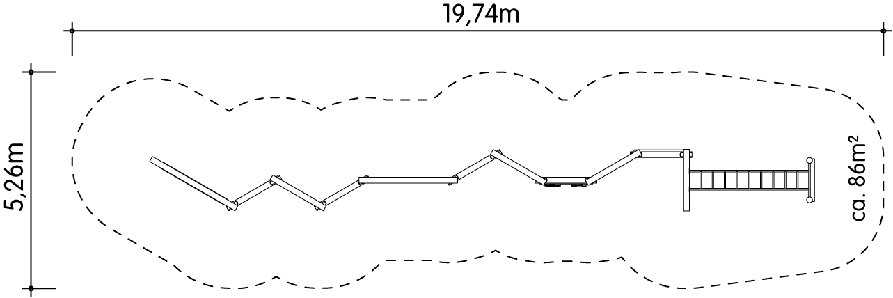 Schul-Kletterwand 11-teilig Ansicht 5