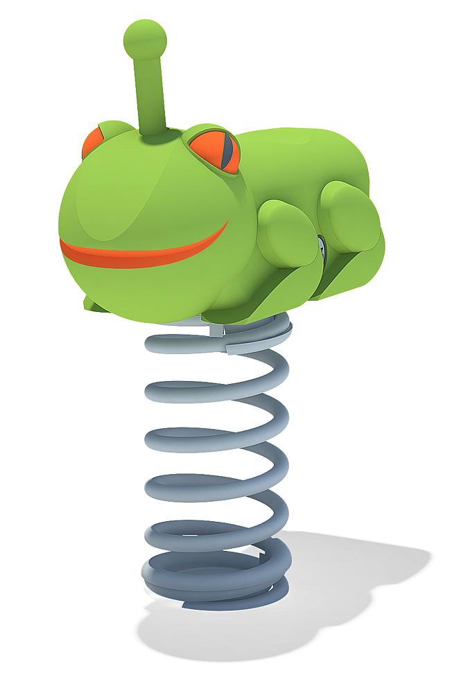 Federwippe Frosch Ansicht 4