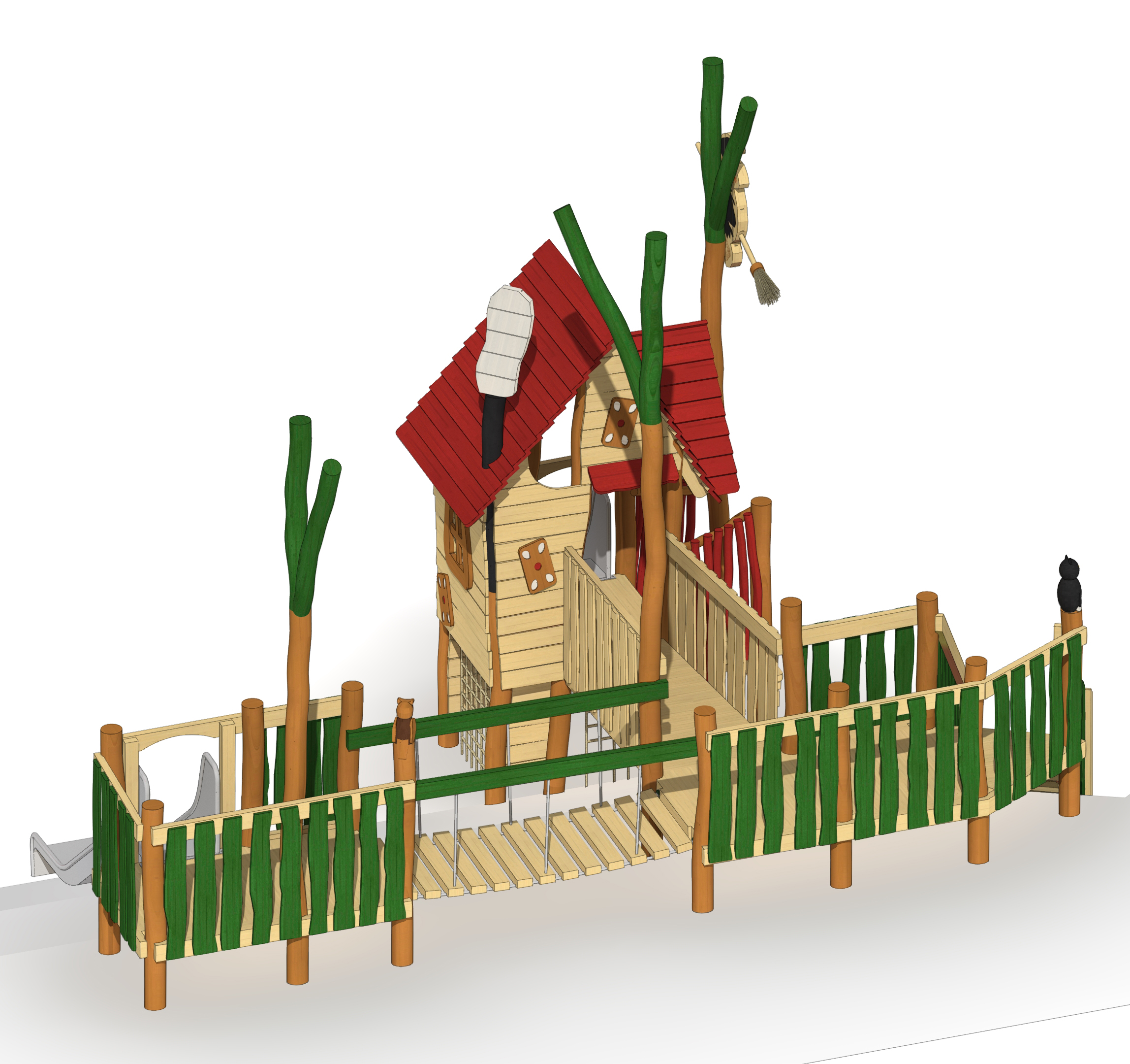 Kleinkindanlage Hänsel und Gretel Ansicht 5