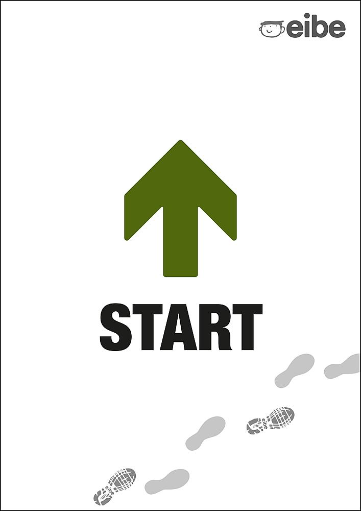 Trimm-dich-Pfad Schild Start Ansicht 4