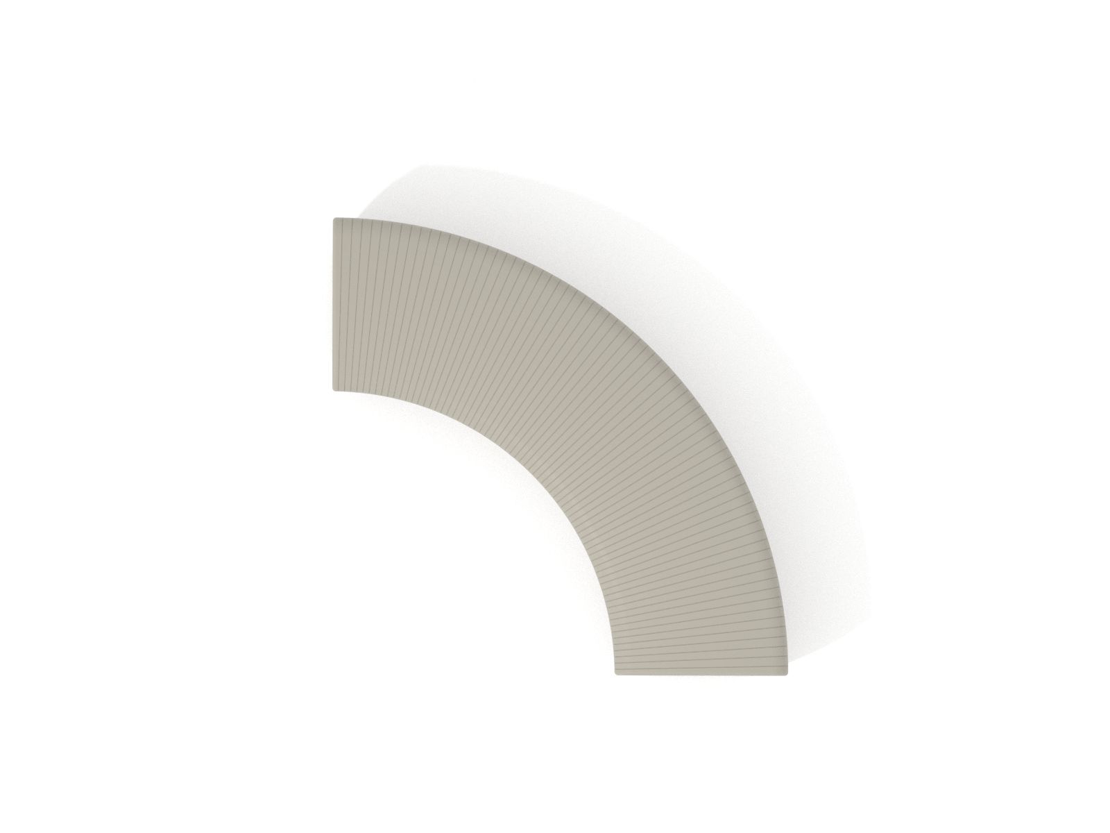 Curved Bench Ansicht 3